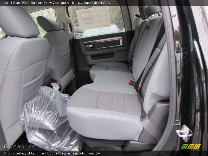 Black / Black/Diesel Gray 2014 Ram 3500 Big Horn Crew Cab Dually