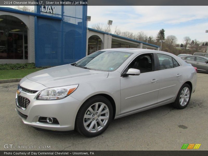 Silver Ice Metallic / Jet Black 2014 Chevrolet Malibu LT