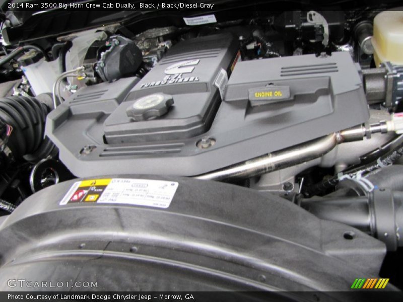 Black / Black/Diesel Gray 2014 Ram 3500 Big Horn Crew Cab Dually