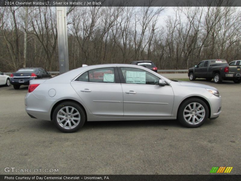 Silver Ice Metallic / Jet Black 2014 Chevrolet Malibu LT