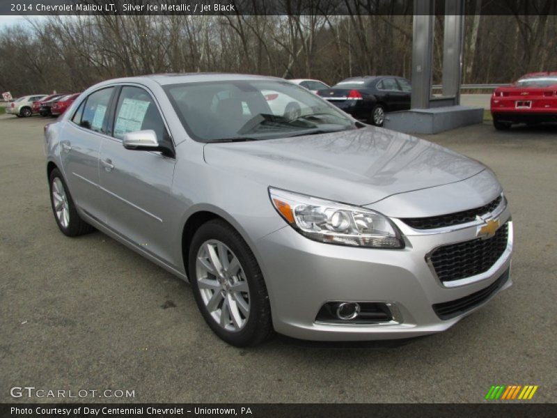 Silver Ice Metallic / Jet Black 2014 Chevrolet Malibu LT