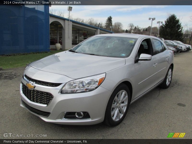 Silver Ice Metallic / Jet Black 2014 Chevrolet Malibu LT