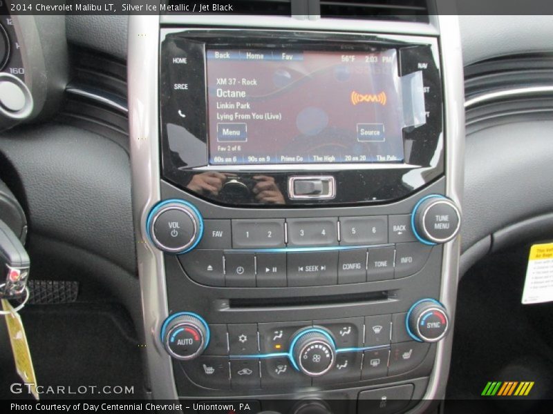 Silver Ice Metallic / Jet Black 2014 Chevrolet Malibu LT