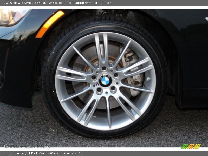 Black Sapphire Metallic / Black 2010 BMW 3 Series 335i xDrive Coupe