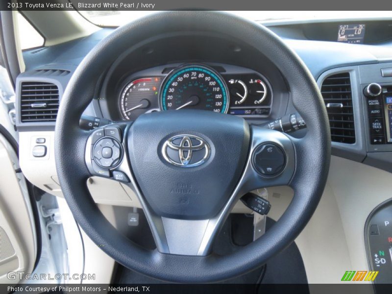 Blizzard White Pearl / Ivory 2013 Toyota Venza LE