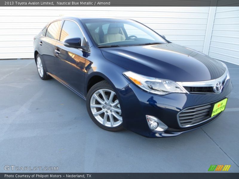 Nautical Blue Metallic / Almond 2013 Toyota Avalon Limited