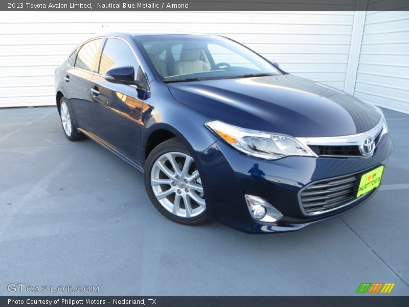 Nautical Blue Metallic / Almond 2013 Toyota Avalon Limited