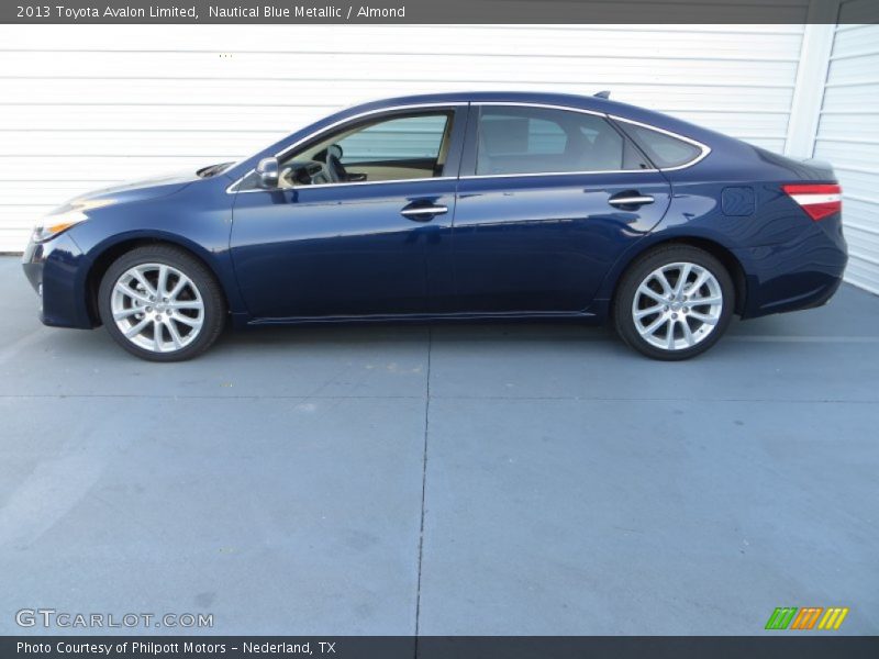 Nautical Blue Metallic / Almond 2013 Toyota Avalon Limited