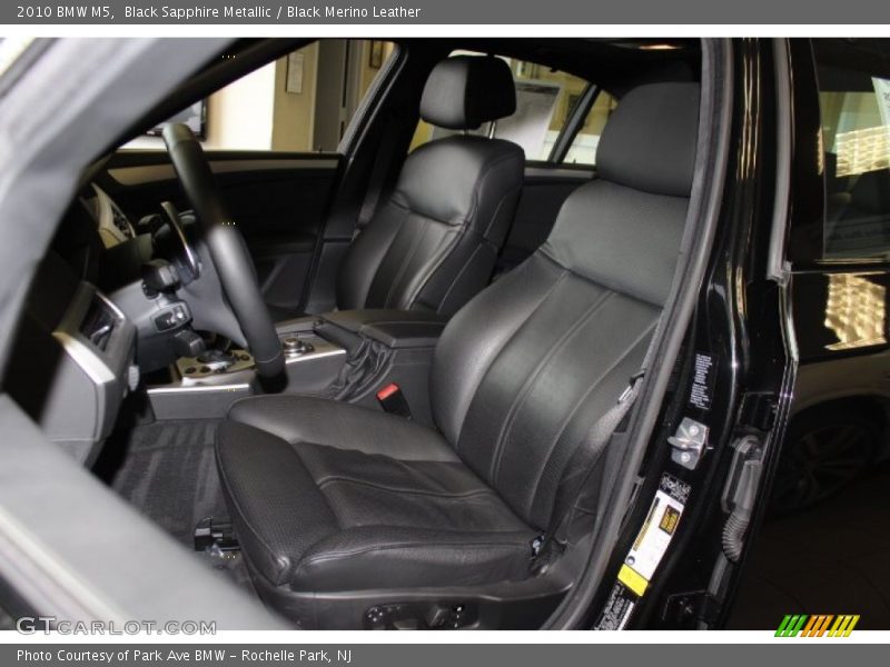 Black Sapphire Metallic / Black Merino Leather 2010 BMW M5