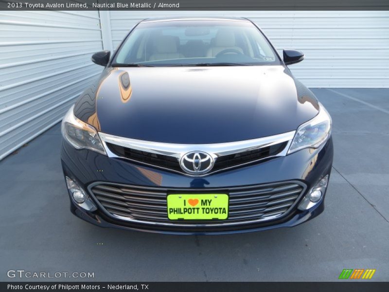 Nautical Blue Metallic / Almond 2013 Toyota Avalon Limited