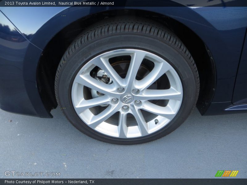 Nautical Blue Metallic / Almond 2013 Toyota Avalon Limited