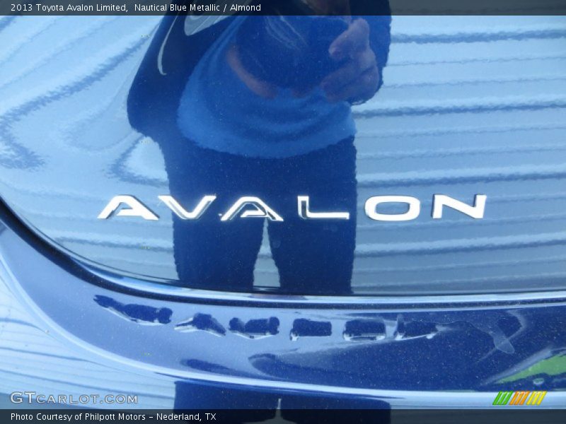 Nautical Blue Metallic / Almond 2013 Toyota Avalon Limited