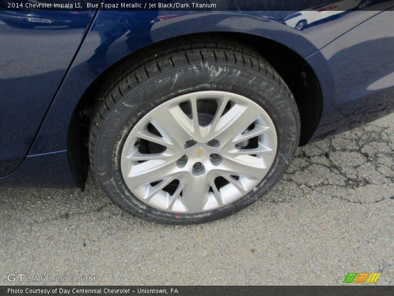 Blue Topaz Metallic / Jet Black/Dark Titanium 2014 Chevrolet Impala LS