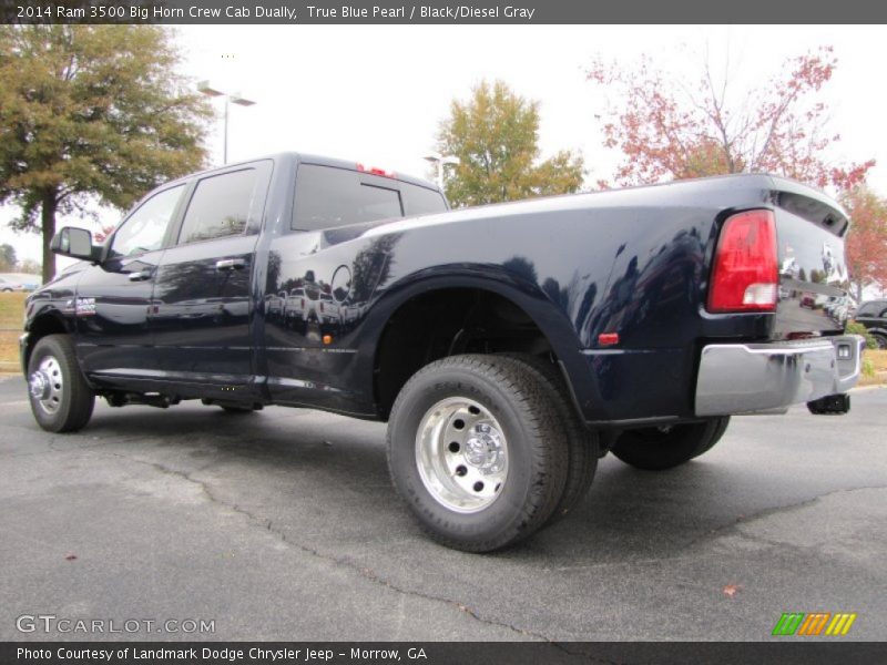  2014 3500 Big Horn Crew Cab Dually True Blue Pearl