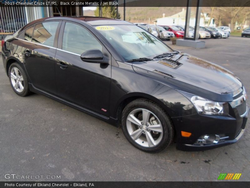 Black Granite Metallic / Jet Black 2013 Chevrolet Cruze LT/RS