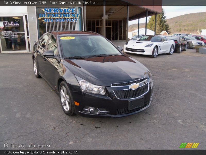 Black Granite Metallic / Jet Black 2013 Chevrolet Cruze LT/RS