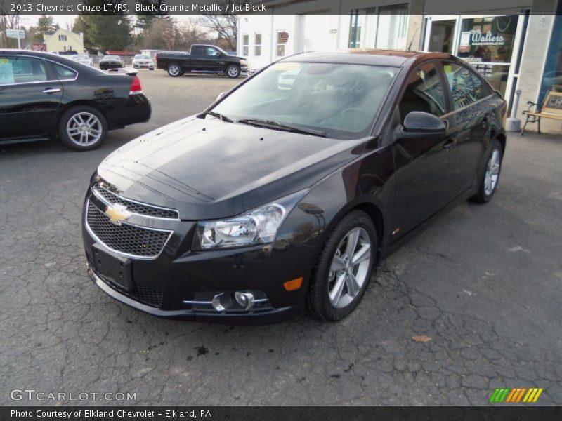 Black Granite Metallic / Jet Black 2013 Chevrolet Cruze LT/RS