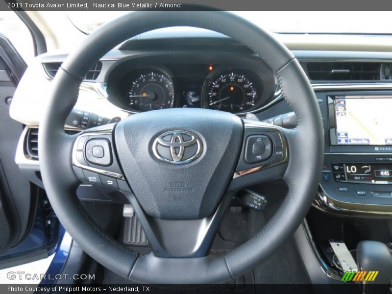 Nautical Blue Metallic / Almond 2013 Toyota Avalon Limited