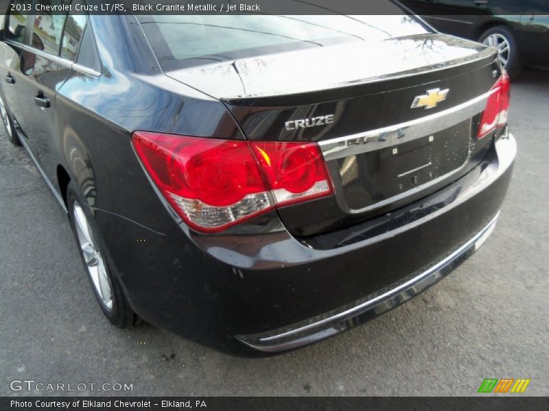 Black Granite Metallic / Jet Black 2013 Chevrolet Cruze LT/RS