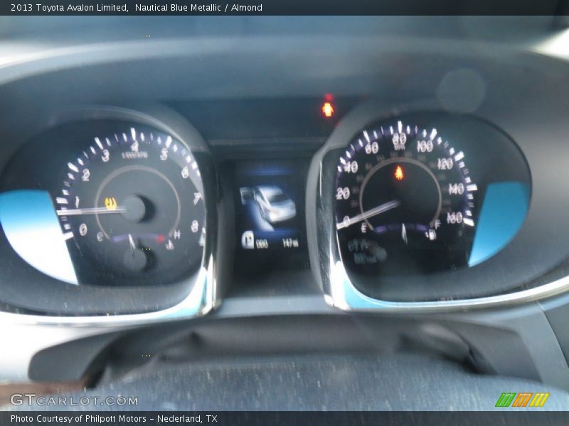 Nautical Blue Metallic / Almond 2013 Toyota Avalon Limited