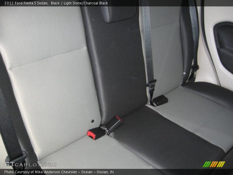 Black / Light Stone/Charcoal Black 2012 Ford Fiesta S Sedan