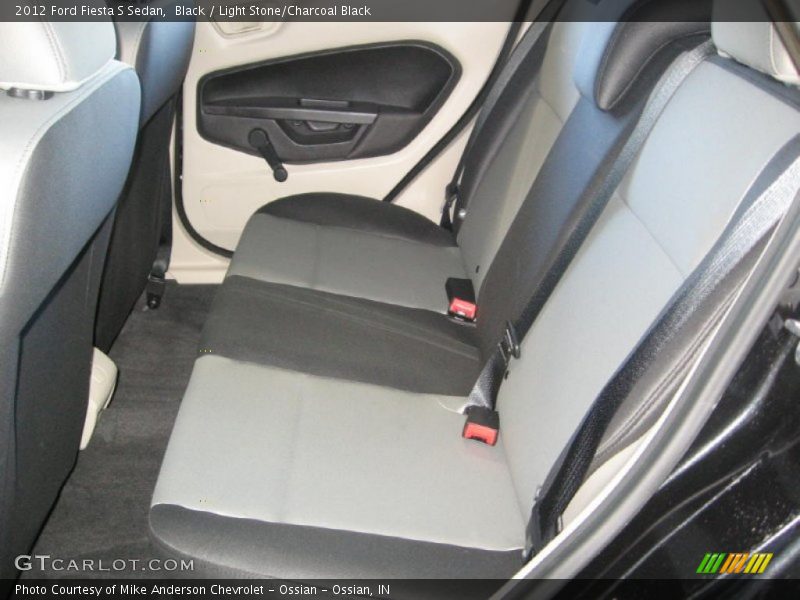 Black / Light Stone/Charcoal Black 2012 Ford Fiesta S Sedan