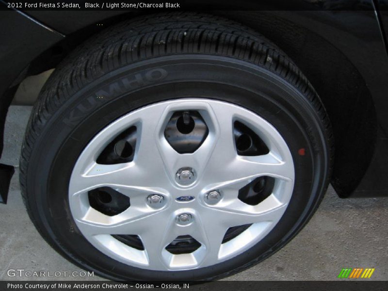Black / Light Stone/Charcoal Black 2012 Ford Fiesta S Sedan