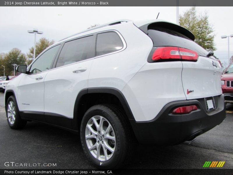 Bright White / Morocco - Black 2014 Jeep Cherokee Latitude