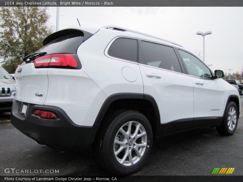 Bright White / Morocco - Black 2014 Jeep Cherokee Latitude