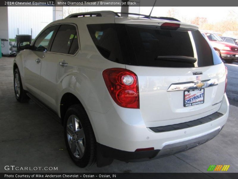 White Diamond Tricoat / Brownstone/Jet Black 2014 Chevrolet Equinox LTZ