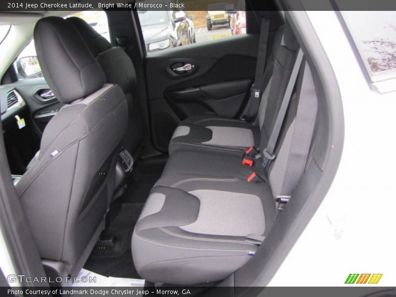 Bright White / Morocco - Black 2014 Jeep Cherokee Latitude