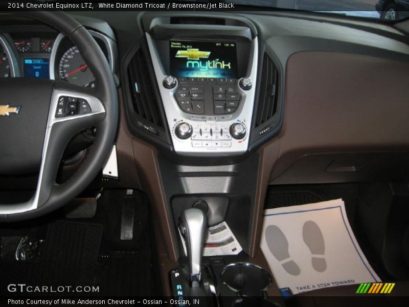 White Diamond Tricoat / Brownstone/Jet Black 2014 Chevrolet Equinox LTZ