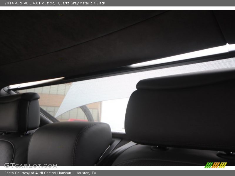 Quartz Gray Metallic / Black 2014 Audi A8 L 4.0T quattro