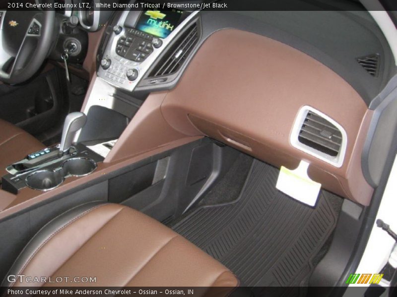 White Diamond Tricoat / Brownstone/Jet Black 2014 Chevrolet Equinox LTZ