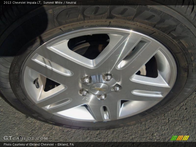 Summit White / Neutral 2013 Chevrolet Impala LT