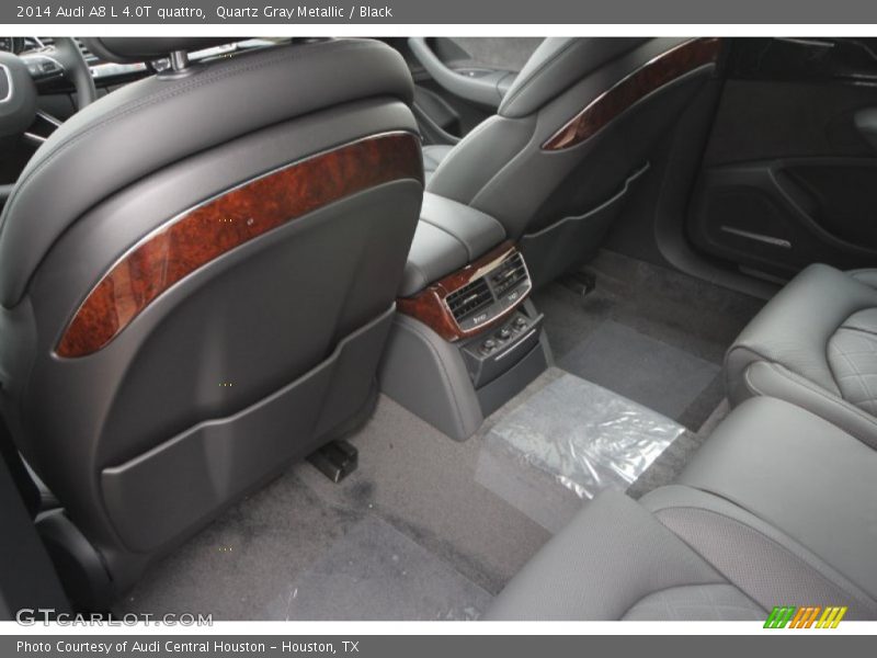 Quartz Gray Metallic / Black 2014 Audi A8 L 4.0T quattro