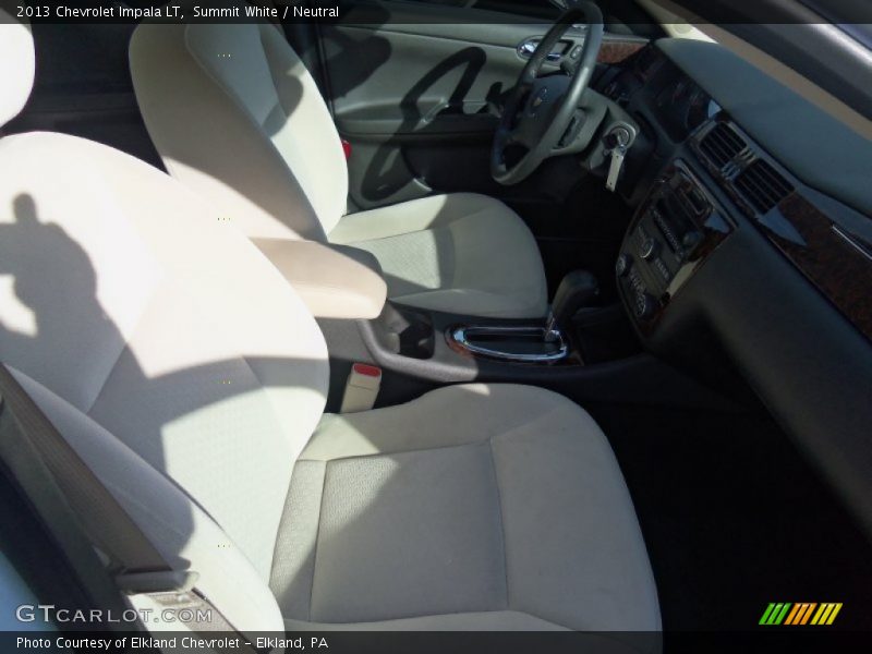 Summit White / Neutral 2013 Chevrolet Impala LT