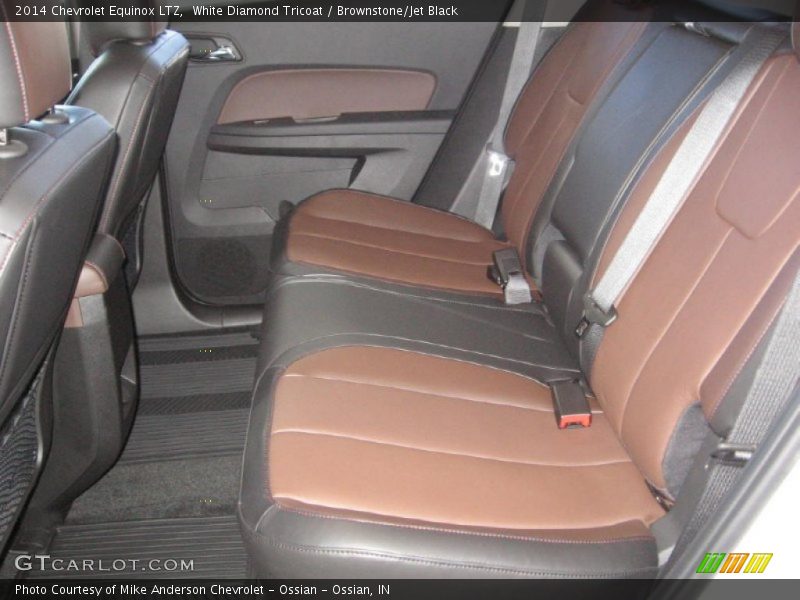 White Diamond Tricoat / Brownstone/Jet Black 2014 Chevrolet Equinox LTZ