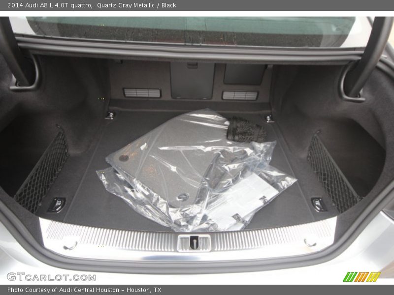 Quartz Gray Metallic / Black 2014 Audi A8 L 4.0T quattro