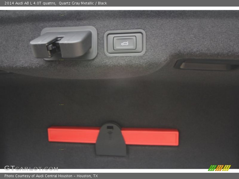 Quartz Gray Metallic / Black 2014 Audi A8 L 4.0T quattro