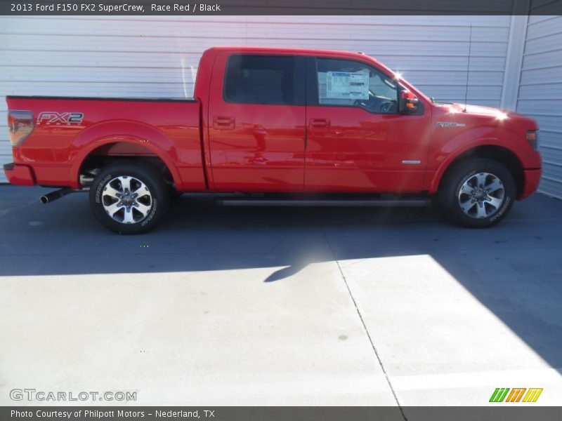Race Red / Black 2013 Ford F150 FX2 SuperCrew