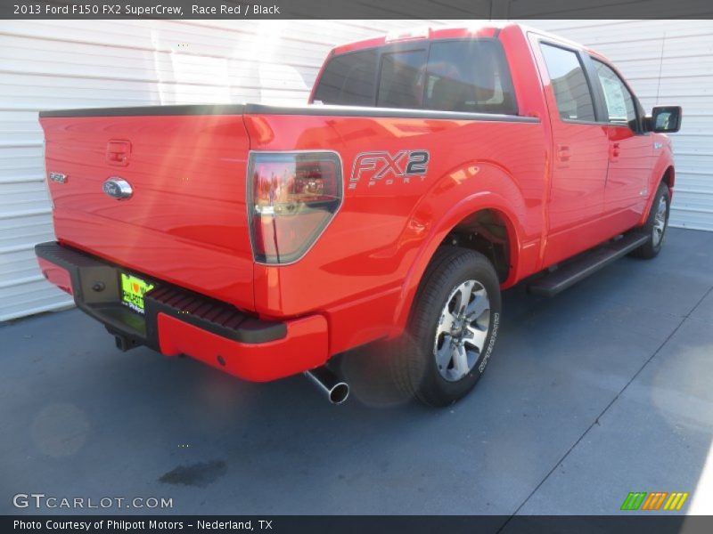 Race Red / Black 2013 Ford F150 FX2 SuperCrew