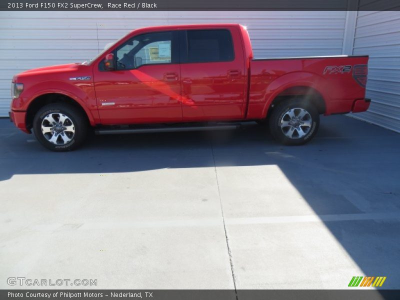 Race Red / Black 2013 Ford F150 FX2 SuperCrew