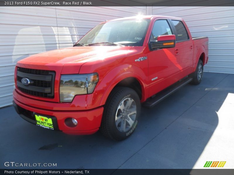 Race Red / Black 2013 Ford F150 FX2 SuperCrew