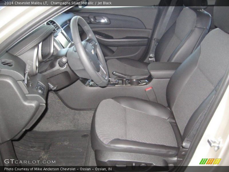 Champagne Silver Metallic / Jet Black 2014 Chevrolet Malibu LT