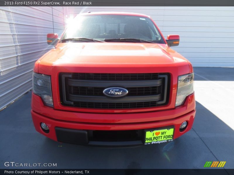 Race Red / Black 2013 Ford F150 FX2 SuperCrew