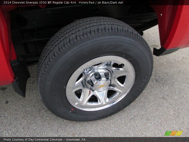 Victory Red / Jet Black/Dark Ash 2014 Chevrolet Silverado 1500 WT Regular Cab 4x4