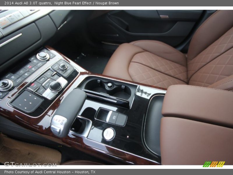 Night Blue Pearl Effect / Nougat Brown 2014 Audi A8 3.0T quattro