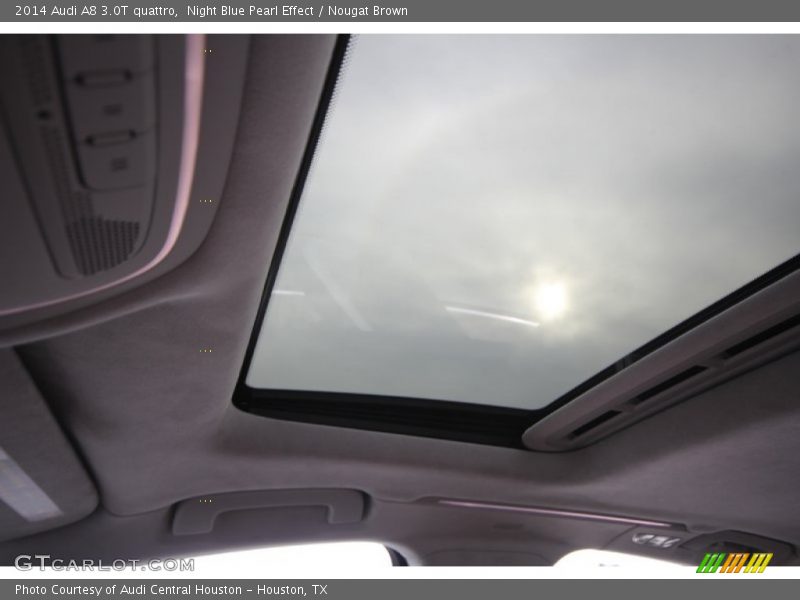 Night Blue Pearl Effect / Nougat Brown 2014 Audi A8 3.0T quattro
