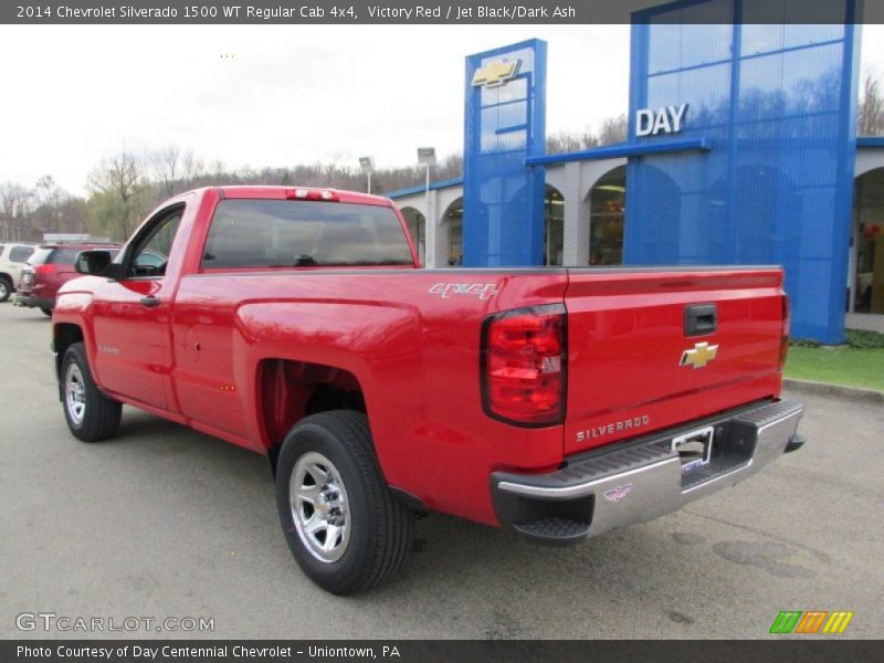 Victory Red / Jet Black/Dark Ash 2014 Chevrolet Silverado 1500 WT Regular Cab 4x4